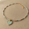 ketting blauw hart